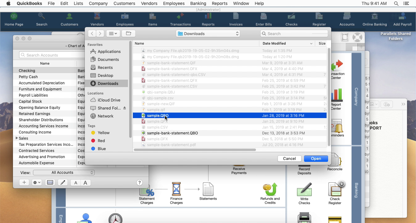 import csv into quickbooks desktop for mac